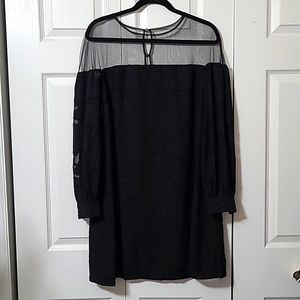 BB Dakota -RSVP- Black Dress Floral Dress, Size 10, NWOT